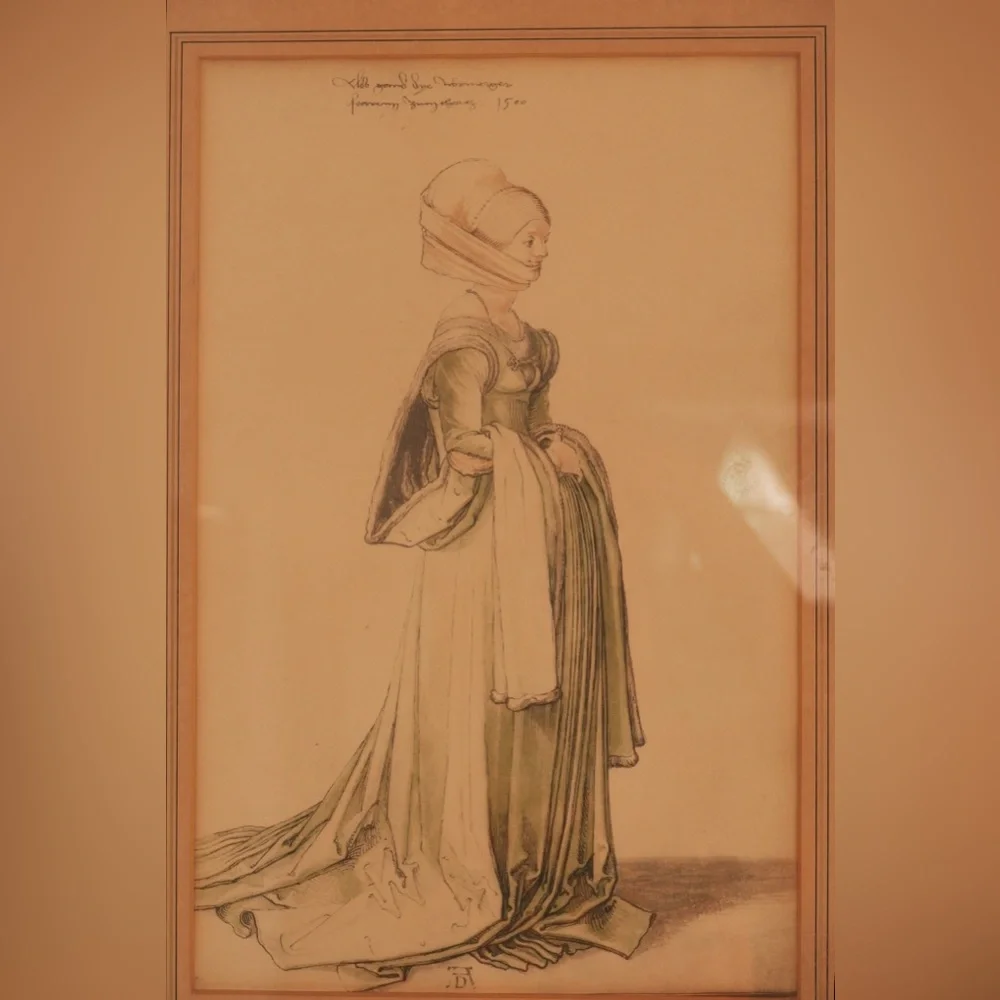 Vintage Albrecht Dürer “A Nuremberg Costume Study 1500